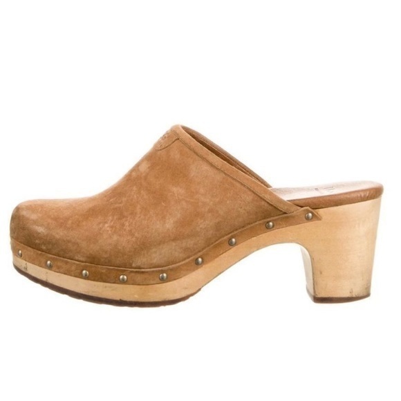 UGG Abbie Leather Clogs - Picture 1 of 11